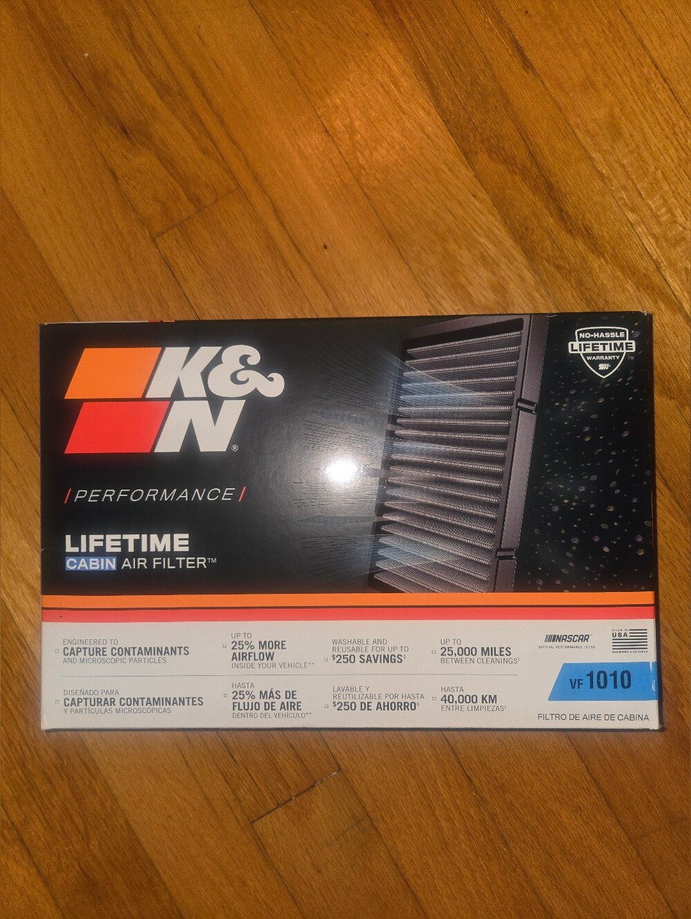 Lifetime Cabin Air Filter Black